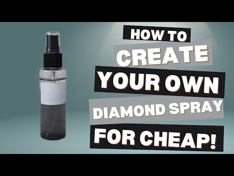 How to make your own diamond spray for CHEAP! #diamond #spray #sharpening