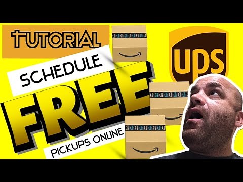 How to Schedule FREE UPS Pick up from Your Smartphone Online or 1-800-PICK-UPS.
