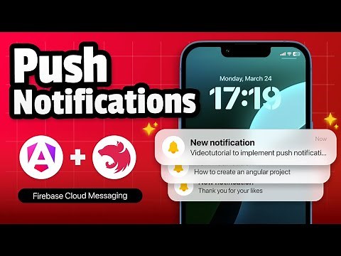 NOTIFICACIONES PUSH en 19 MINUTOS 🔔 | Angular + NestJS + Firebase Cloud Messaging | ¡SUPER FÁCIL!