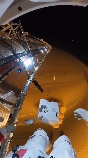 ​POV: You’re Docking with the ISS High Above Earth 🛰️🌍