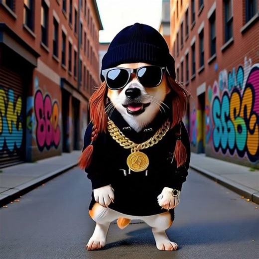 RAPPIN REUBEN #DogVibes #RapAndRoll #dogs #dog #rappingpets