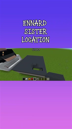 Construí este edificio en Minecraft de Ennard #sisterlocation