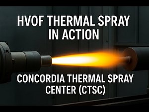 HVOF Thermal Spray in Action at Concordia Thermal Spray Center (CTSC)