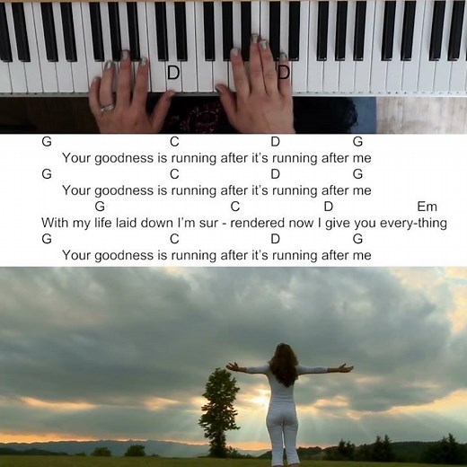 Goodness of God Bridge Piano Tutorial