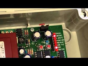 Como programar la Central electronica L1 2186 AUTOMATEASY