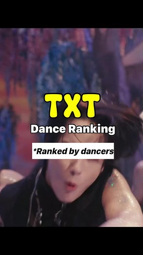 TXT dance ranking in 2023, who's the best dancer in TXT? #fyp #txt #tomorrowbytogether #kpopfyp #kpopranking