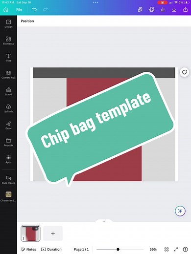 CANVA Chip bag template AND TUTORIAL…ideas and measurements included. #chipbagtutorial #howtoassembleachipbag #customchipbags #canvatemplatedesign #chipbaghacks