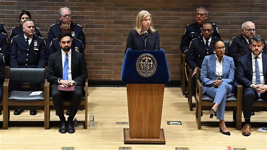 NY: Annual NYPD Police Memorial Day ceremony - 69747549