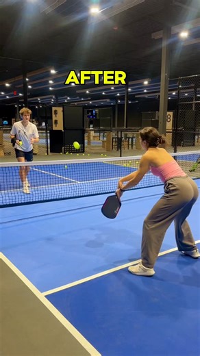 EZ | Nasty two-handed backhand flick 🔥 Here’s how to do it… ⬇️ 1. Have a wide base 2. Drop the paddle to 7 o’clock 3. Lean in and contact... | Instagram