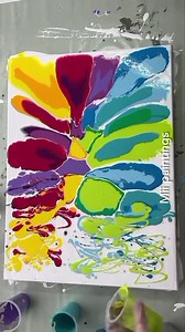 Unique FLUIDART with golden relief. There’s soo many possibilities with acrylic pours. You can see full tutorial on my youtube here https://youtu.be/nMh4YkhmW5g #fluidart #acrylicpouring #art #golden #painting #acrylicpour #paint #create #love | Mii.paintings
