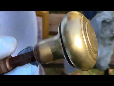Brasso vs Heavy Tarnish (Brass Doorknob Mirror Shine)