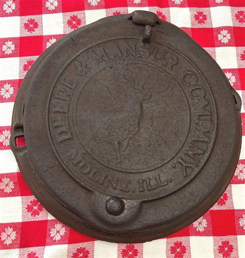 Antique Deere & Mansur Cast Iron Corn Planter Lid, 1890's Moline IL Farm Implement Collection - Etsy