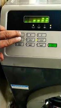 Alliance Primus Washer SP10 Access for programming mode.