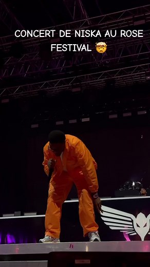 Concert de Niska au Rose Festival à Toulouse