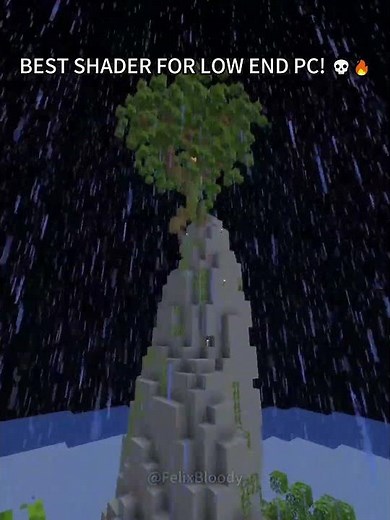 BEST SHADER FOR LOW END PC! 💀 #shorts