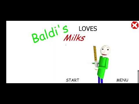 baldi loves milk mod menu test