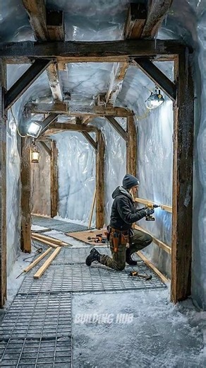 Building a Secret Bunker in the Ice❄
