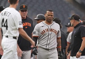 Benches clear, three players ejected in Giants-Rockies matchup after Rafael Devers homer