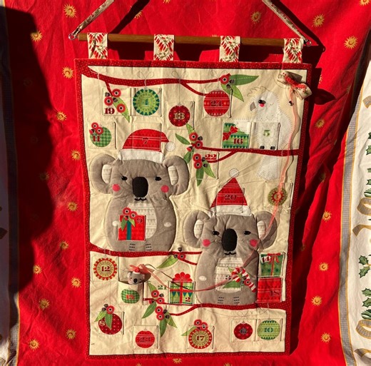 Quilt Panda Advent Calendar 28 Inch X 19.50 Inch - Etsy