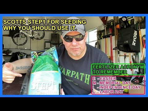 Why You SHOULD Use Scotts Step1 PRE-EMERGENT For Seeding