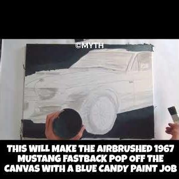 Getting my 1967 Fastback Mustang Ready for a Tri-Stage Blue Candy Airbrush Paint Job