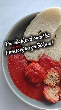 Paradajková omáčka s mäsovými guľôčkami