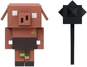 Mattel Minecraft Legends 3.25-inch Action Figures with Attack Action and Accessory, Collectible Toys