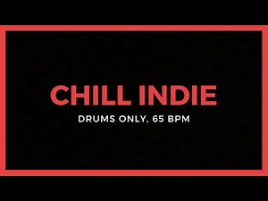 Chill Indie 65 bpm DRUMS ONLY | Jam With Me