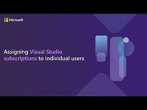 Assigning a Visual Studio subscription to an individual user