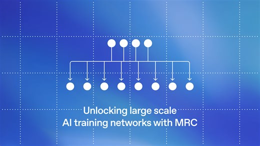 Supercomputer networking to accelerate large scale AI training