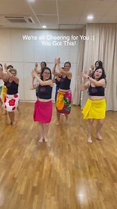 We're Cheering for You! You Got This! XO #danceclass #wellness #tahitidancefitness #workout #cardio #polynesiandance #oritahiti #tahitiandance | Tahiti Dance Fitness