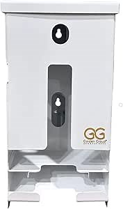Tampon and pad Dispenser, Compact, Free Vending, White Steel Restroom Fixture