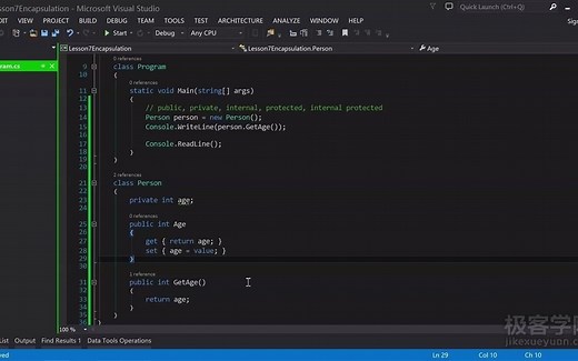 6.1 C# 的封装和 public、private