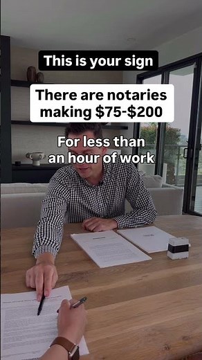 Did you know there's notaries making $75-$200 per appt? 💰
