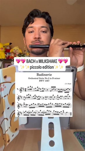 dannii | milkshake x bach piccolo cover remix w notes (and some minor improvisations). enjoy 🥰 @kelis #flute #fluteplayer #flutemusic #bandkids... | Instagram