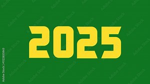 Year changing from 2024 to 2025. Loading 2024 to 2025 progress bar green screen Animation. Almost reaching New Year Wishes 2025. Happy new year 2025 welcome. end of 2024 and starting of 2025.
