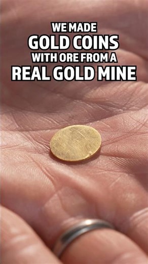 @mbmmllc brought us gold from his mine to turn into coins ⛏️ See the final results on our channel!