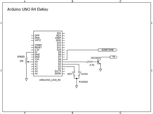 Arduino UNO R4 WiFi エレキー　Ver2