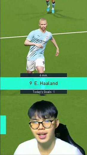 TENDANGAN ROKET HAALAND ❗🚀 - PES 2018 UPDATE PATCH 2026 #efootball #efootballmobile #pes2026 #shorts