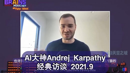 【精校】Andrej Karpathy 2021.9播客访谈：成长经历，OpenAI，特斯拉和马斯克，AI未来 【中英】_哔哩哔哩_bilibili