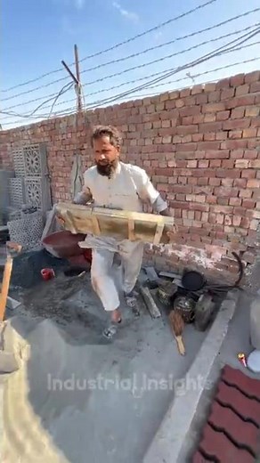 How Concrete Footpath Tiles Are Made | Tile Manufacturing Process | Factory Production Line