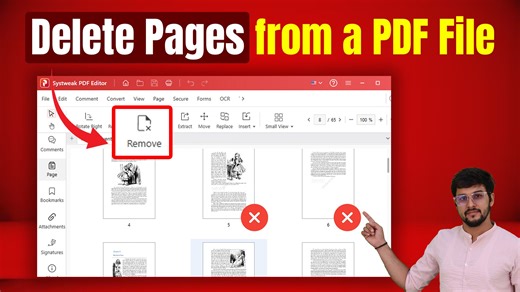 How to Delete Page from a PDF Offline | Remove PDF Pages without upload PDF file Download Systweak PDF Editor - https://bit.ly/4qDbvx9 #RemovePDFPages #DeletePagesFromPDF #RemovePagesFromPDF #PDFEditing #systweakpdfeditor | Systweak