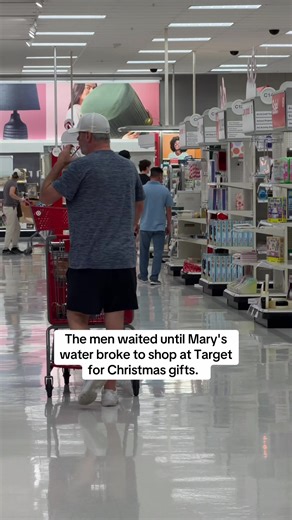 To be fair, I’m here too but I’m always at Target! #christmas #christmaseve #shopping #target