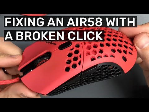 Fixing Finalmouse Air 58 with Broken Click (and cleaning lots of Gamer Gunk out of it!)