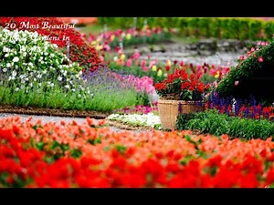 20 Most Beautiful Flower Gardens in the World. HD
