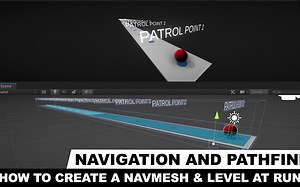 Unity3d导航和寻路-如何创建一个NavMesh和水平在运行时? 2