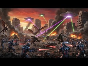 Alien vs Human: The Final Battle for Earth | 4K Cinematic Short Film