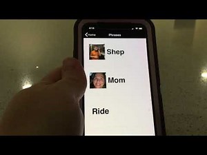 Proloquo2Go set up for Apple watch