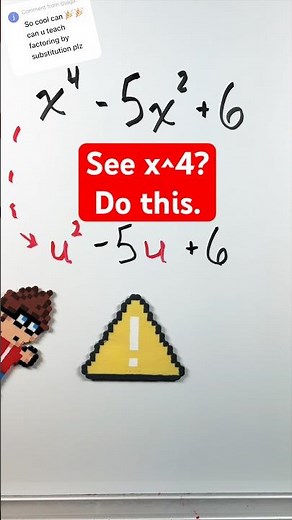 This factoring trick will save you hours of time and frustration #shorts