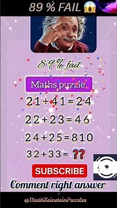 🧠 89% Fail Math's Puzzle 🤯 | Can You Solve This? 🔥 #shorts #mathpuzzle #viral
